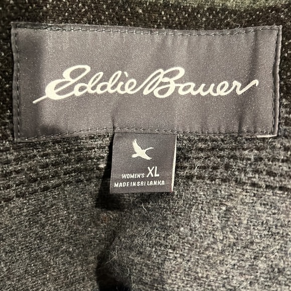 🔹 Eddie Bauer Wool Blend Cape - Picture 3 of 4